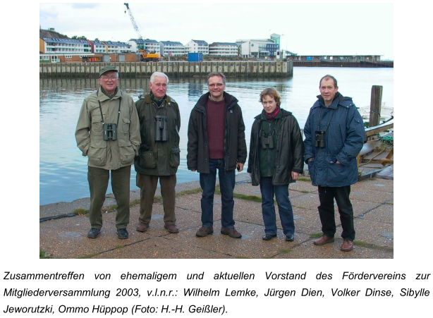 Vorstandstreffen auf Helgoland 2003
